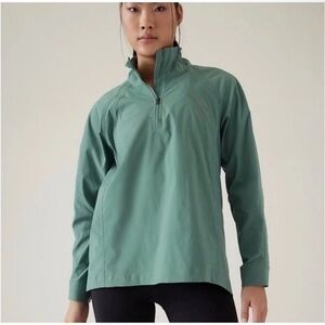 Athleta Advantage Poplin Jacket Raincoat Windbreaker 
Size XS NWOT